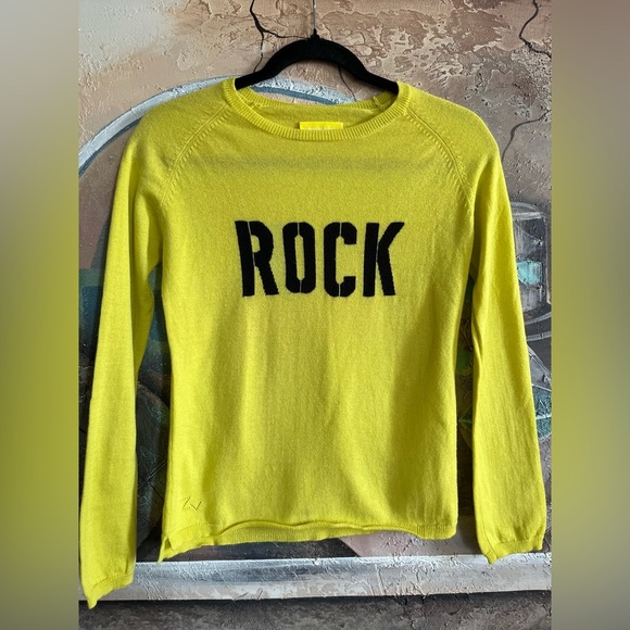 ZADIG & VOLTAIRE Girls Cashmere-Wool “Rock” Sweater - Picture 1 of 9